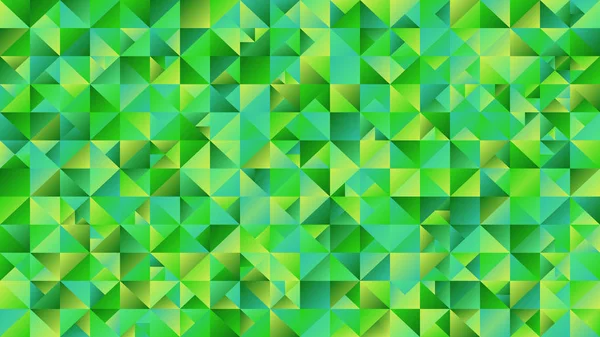 Resumen verde geométrico triángulo mosaico página web fondo — Vector de stock