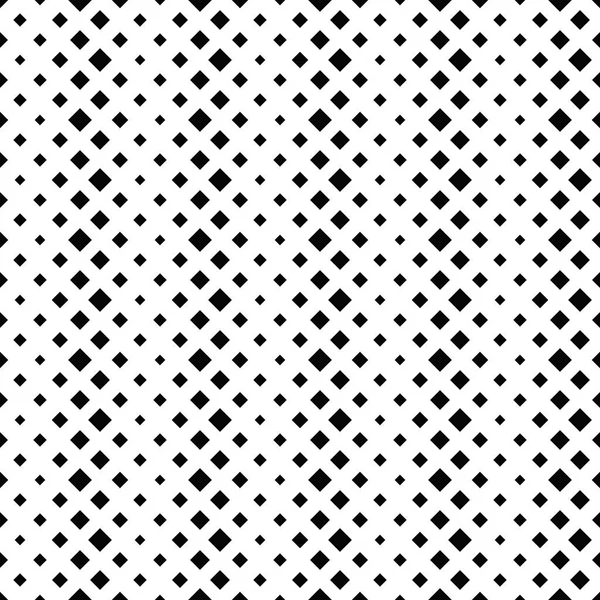 Geometrische abstracte zwart-wit vierkante patroon achtergrond — Stockvector