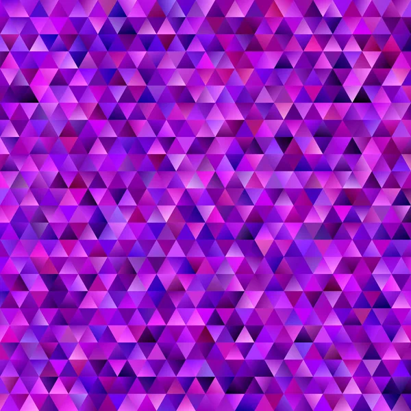 Abstrait dégradé carrelage triangle motif fond - conception graphique mosaïque avec des triangles réguliers violets — Image vectorielle