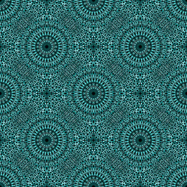 Bohemian seamless geometrical kaleidoscope pattern background design — Stock Vector