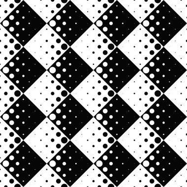 Soyut daire desen arka plan - tek renkli vektör grafik tasarım