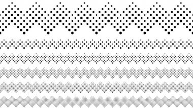 Tek renkli daire desenli sayfa bölücü kümesini yineleme