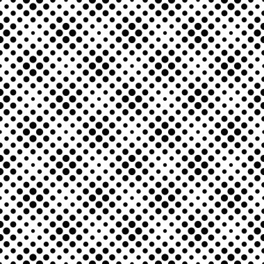 Siyah beyaz dikişsiz soyut nokta desen arka plan