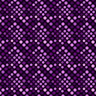 Dikişsiz daire desen arka plan - mor vektör tasarımı