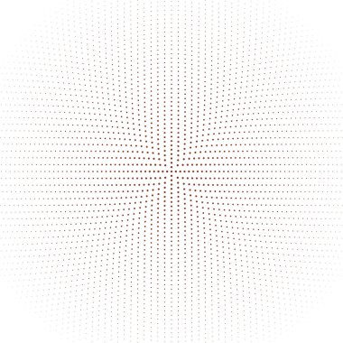 Soyut siyah ve beyaz dairesel nokta desen arka plan