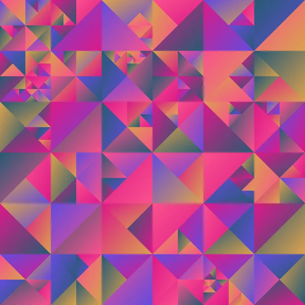 Coloré abstrait dégradé géométrique triangle géométrique fond — Image vectorielle