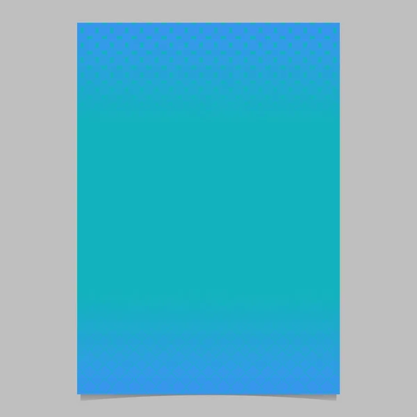 Blauer geometrischer Halbton-Kreis und quadratische Muster-Seitenhintergrundvorlage — Stockvektor