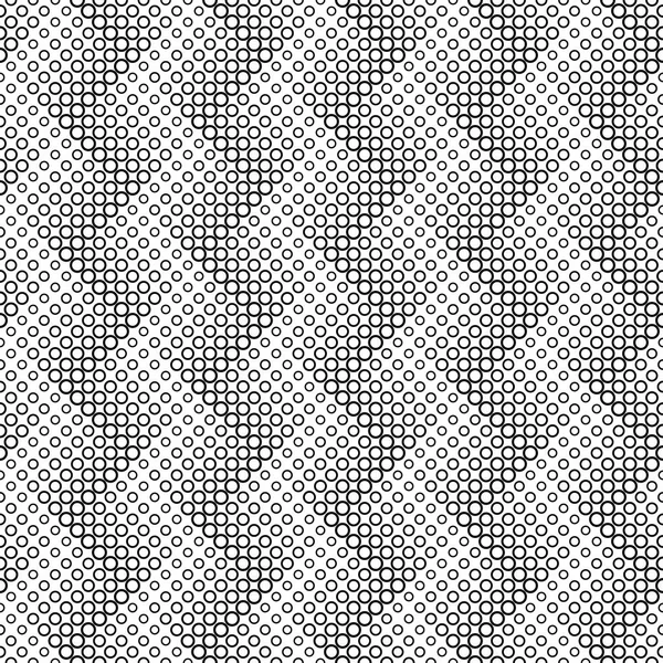 Geométrico sin costura negro y blanco anillo patrón de fondo — Archivo Imágenes Vectoriales