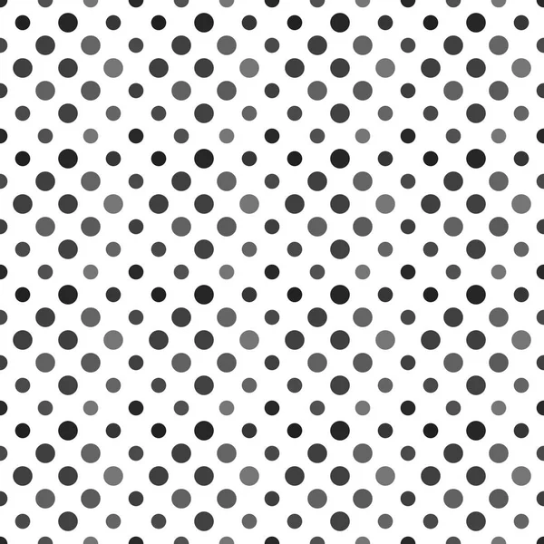 灰色の抽象的な幾何学的シームレスなドットパターンの背景 — ストックベクタ