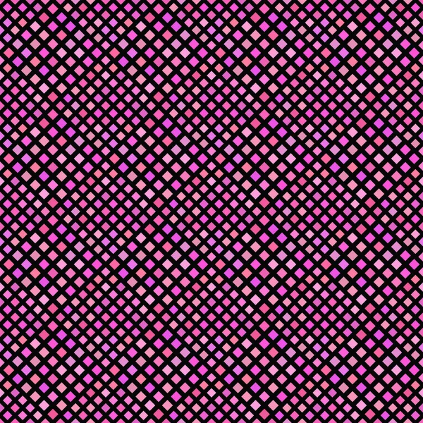 Nahtlose rosa abstrakte diagonale quadratische Muster Hintergrunddesign — Stockvektor