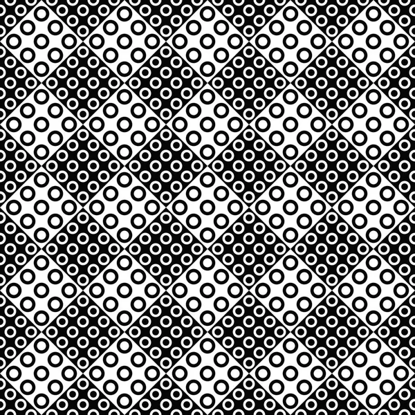 Naadloze ring patroon achtergrond-abstract monochroom vectorafbeelding — Stockvector
