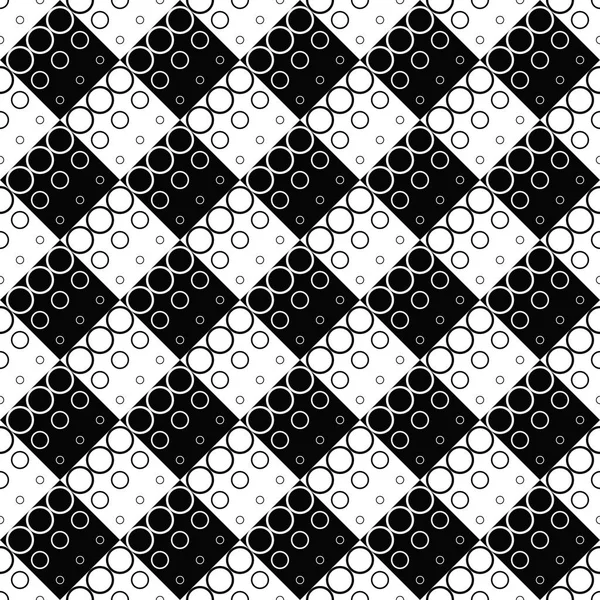 Ring pattern background - monochrome abstract vector design — Stock Vector