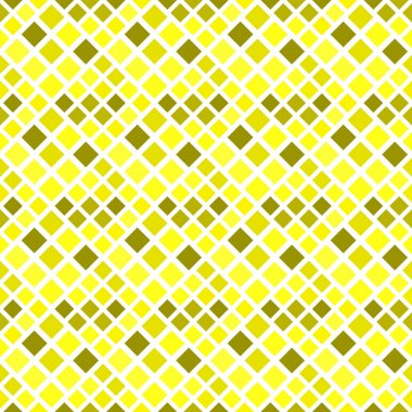 Geometrik sarı Dikişsiz soyut kare desen arka plan