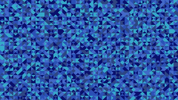 Abstract geometrical blue mosaic triangle pattern website background — Stock Vector