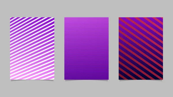 Raya de gradiente abstracto patrón página fondo conjunto — Archivo Imágenes Vectoriales