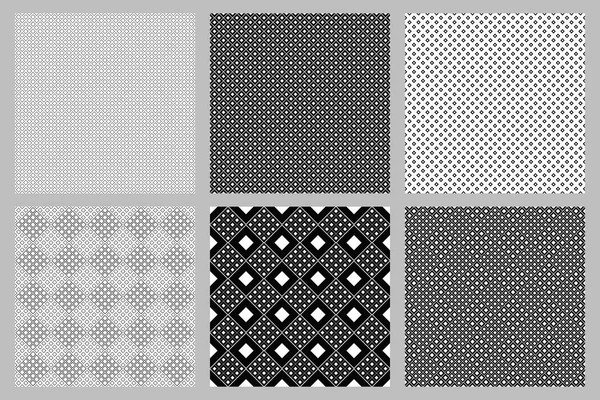 Diseño de fondo de patrón cuadrado abstracto conjunto — Vector de stock