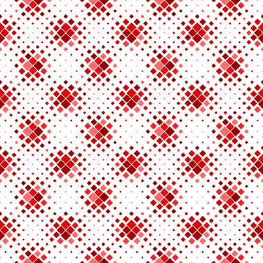 Dikişsiz kare desen arka plan-koyu kırmızı soyut vektör tasarım
