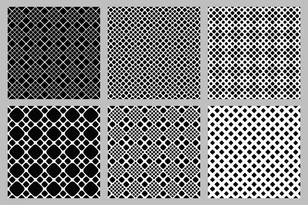 Ensemble de fond carré sans couture abstrait — Image vectorielle