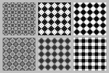 Diyagonal kare desen arka plan seti