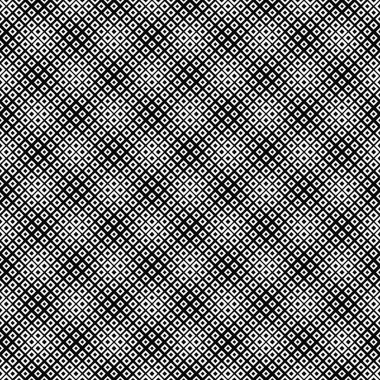 Dikişsiz soyut siyah ve beyaz kare desen arka plan tasarımı