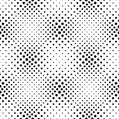 Soyut siyah ve beyaz dikişsiz daire desen arka plan