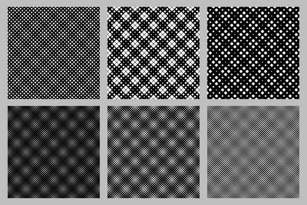 Безшовний круглий квадратний набір тла - абстрактні векторні конструкції — стоковий вектор