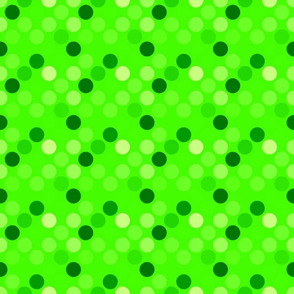 Seamless dot pattern background - green abstract vector design — Stock Vector