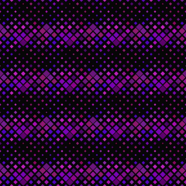 Geometryczny ciemny fioletowy ukośny kwadrat wzór tła — Wektor stockowy