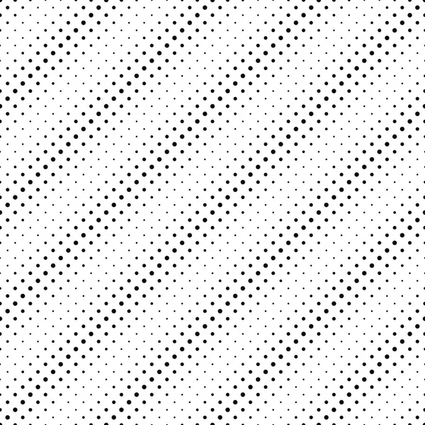 Zwart-wit abstract naadloze dot patroon achtergrond ontwerp — Stockvector