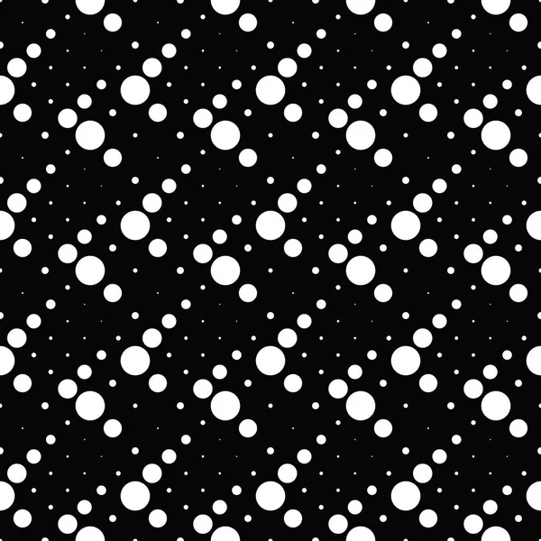 Fond de cercle sans couture noir et blanc — Image vectorielle