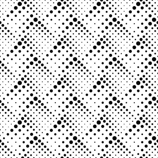 Schwarz-weiß abstrakte nahtlose Punktmuster Hintergrund — Stockvektor