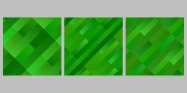 Degrade dikişsiz soyut şerit desen arka plan tasarım seti