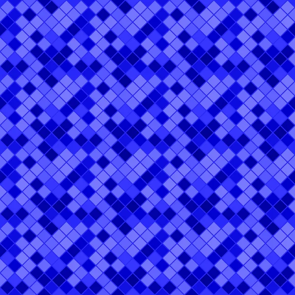 원활한 진한 파란색 대각선 정사각형 패턴 배경 디자인 — 스톡 벡터
