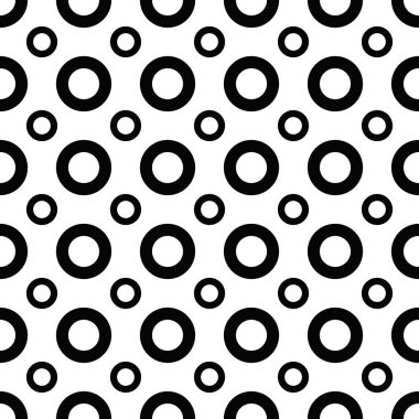 Geometrik dikişsiz soyut daire desen arka plan tasarımı