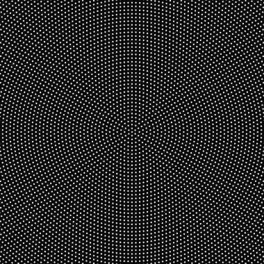 Retro monokrom yuvarlak daire desen arka plan tasarımı