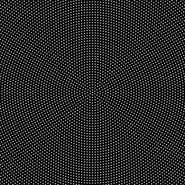 Modèle de cercle rond rétro monochrome conception de fond — Image vectorielle