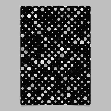 Soyut sorunsuz nokta desenli broşür arka plan şablonu