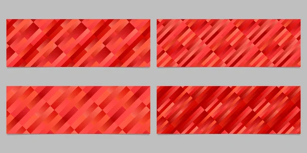 Градиент геометрической полосы шаблон шаблона шаблона шаблона набор — стоковый вектор