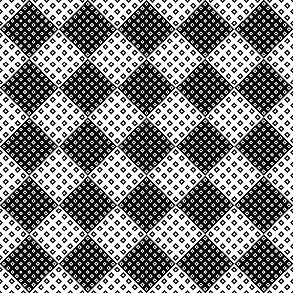 Black and white seamless abstract square pattern background — Stock Vector