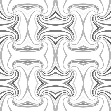 Gri dikişsiz psychedelic soyut spiral Ray patlaması şerit desen arka plan