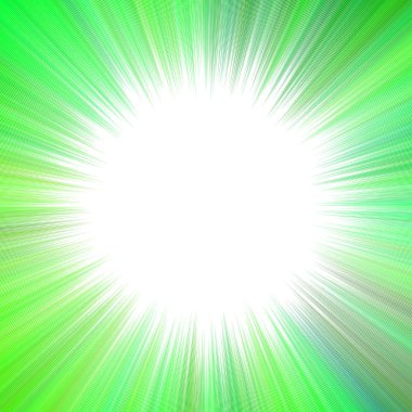 Yeşil soyut psychedelic patlama kavramı arka plan