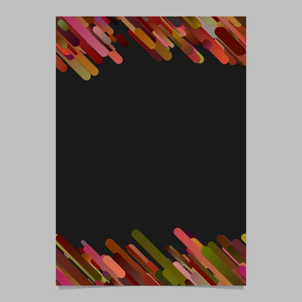 Abstrakte moderne Broschüre Randvorlage - Vektor-Seite Hintergrunddesign — Stockvektor