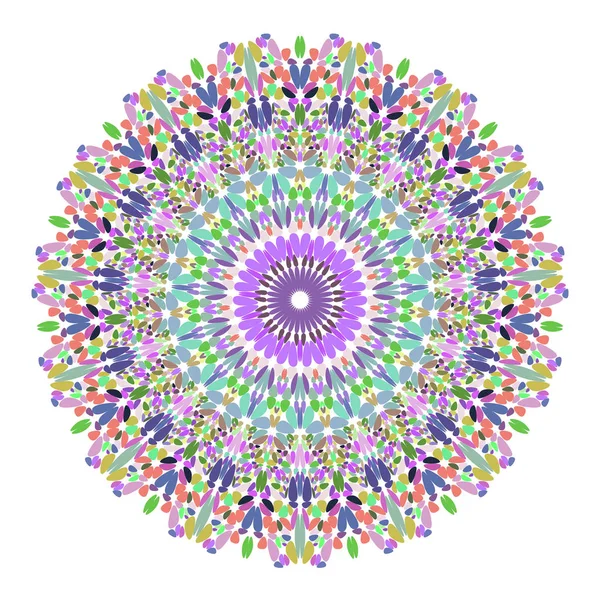 Mandala floral ornemental graphisme — Image vectorielle
