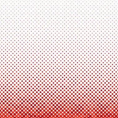 Kırmızı geometrik nokta deseni - daireli vektör arka plan tasarımı