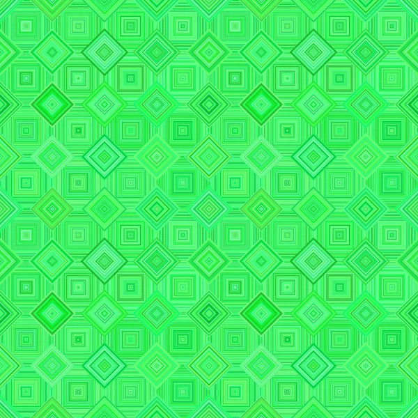 Verde abstrato diagonal quadrado azulejo mosaico fundo padrão — Vetor de Stock