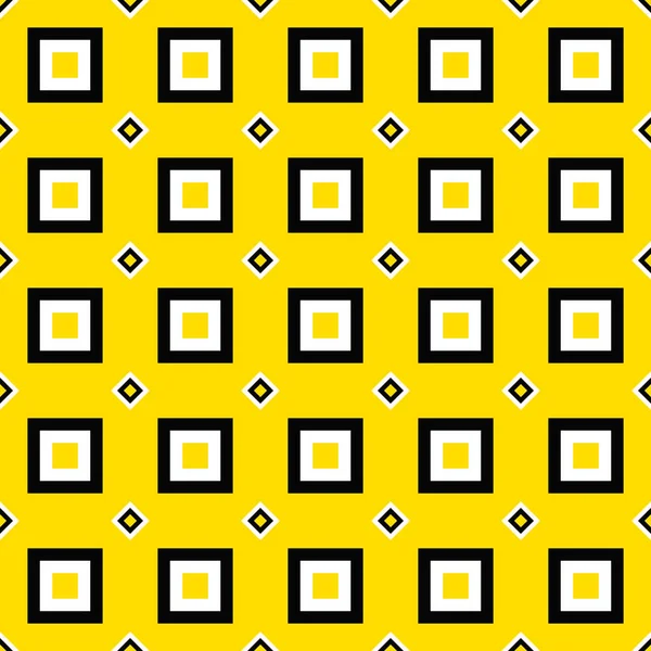 완벽 한 기하학적 인 사각형 패턴 배경 — 스톡 벡터
