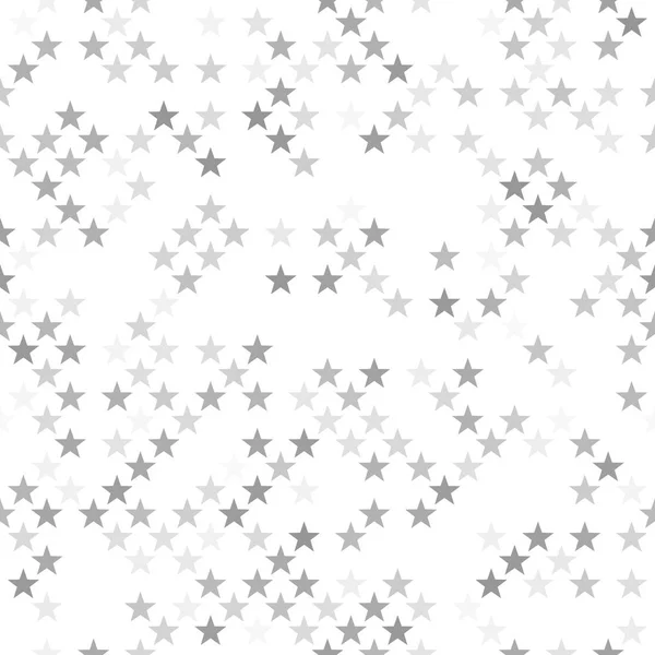 Fondo de patrón de estrella de pentagrama geométrico - ilustración repetida — Vector de stock