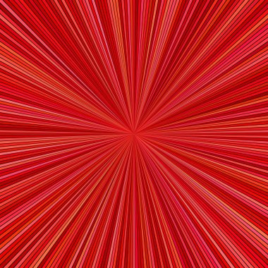 Kırmızı hipnotik soyut ışın patlaması şerit arka plan