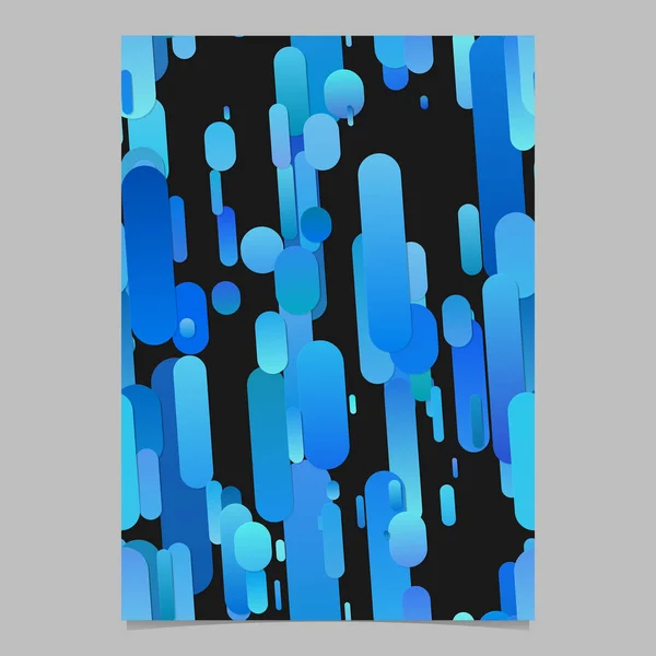 Gradiente de moda plantilla de fondo de tarjeta de patrón de raya redondeada — Vector de stock