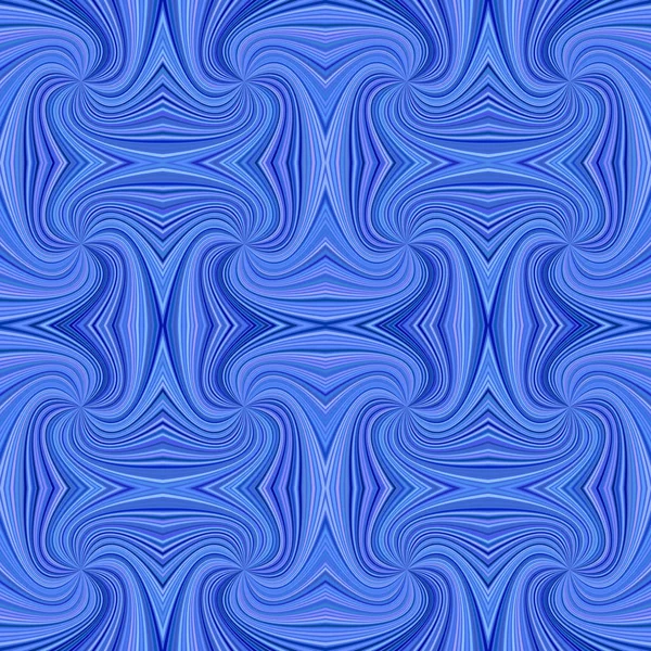 Blauwe naadloze psychedelische abstracte spiraal Ray Stripe patroon achtergrond — Stockvector